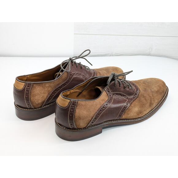 Johnston & Murphy Men\'s 9.5M Sheepskin Lace Up Dress Shoes F1S 20-3886 Flex main image 5